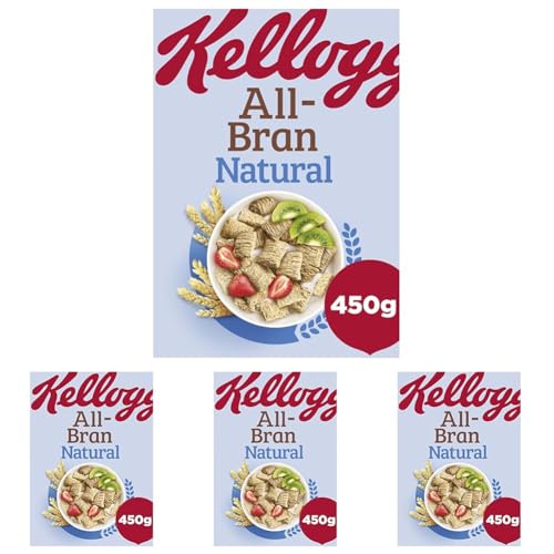 Kellogg's All Bran Natural 450g (Paquete de 4)
