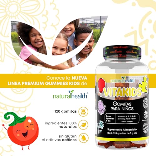 Vitamínicos, multivitaminas para niños gomitas Marca NATURAL HEALTH (2)