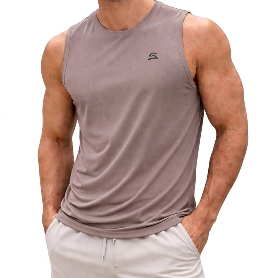 PowerFlex Men’s Sleeveless Active Gym Sandow T-Shirt-picture-25