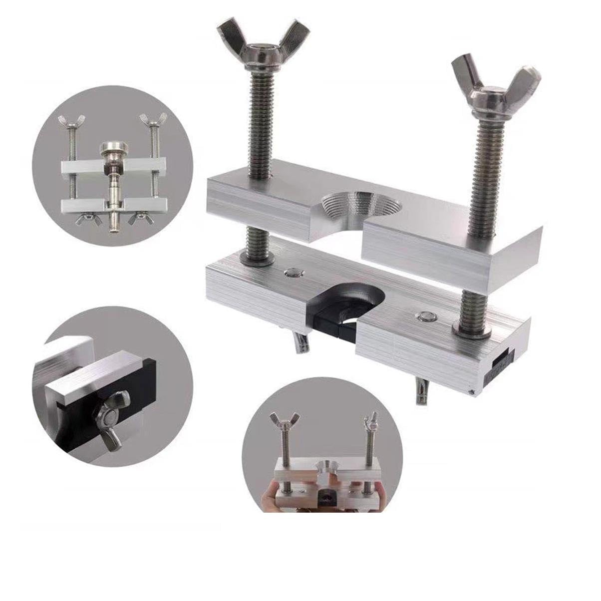 Luooi Adjustable Mouthpiece Puller Tool, Brass Instrument Remover Bracket Tool, Silver - Image 2