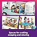 LEGO Friends Friendship Camper Van Adventure Toy Building Set - Pretend Play Set for Kids, Girls and Boys, Ages 7+ - Gift Idea for Birthday - with 3 Minidolls and Ferret Figure - 42663