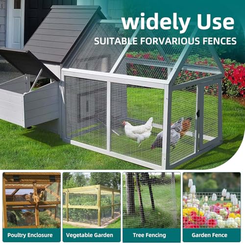 304 Stainless Steel Hardware Cloth Wire Mesh Roll, 1/2 inch 20 Gauge Welded Fence for Garden Protection, Chicken Coop, Squirrel Barrier, Animal Enclosure, DIY Projects (40in×49ft) by RXWJZP - Image 7