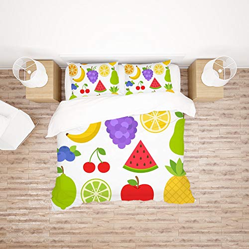 Linge de maison durable en polyester avec cette parure de lit double colorée - 3