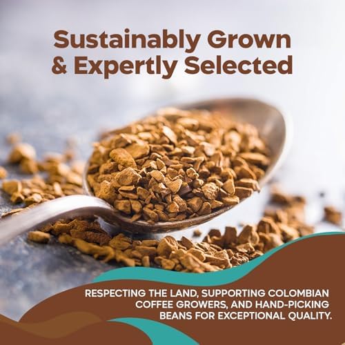 Juan Valdez Freeze-Dried Instant Coffee Bundle - Classic & Decaffeinated | 100% Colombian Arabica Beans | Smooth & Rich Taste - Premium Colombian Coffee | 2 Jars - 3.5 oz (100 g) Each — view 6