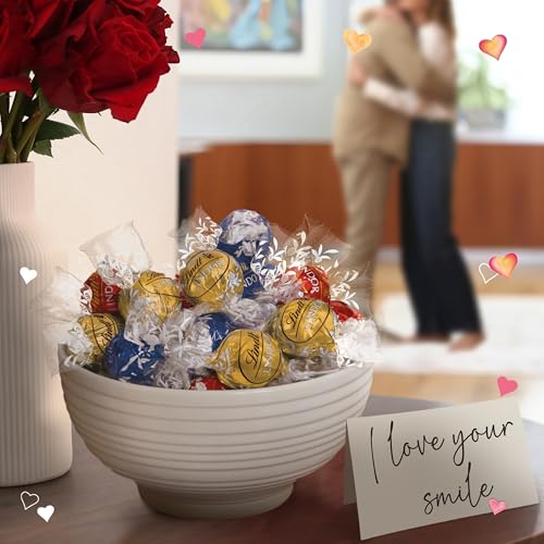 Image of Lindt Valentine Lindor Assorted Bag, Assorted Chocolate, 8.5 Ounce