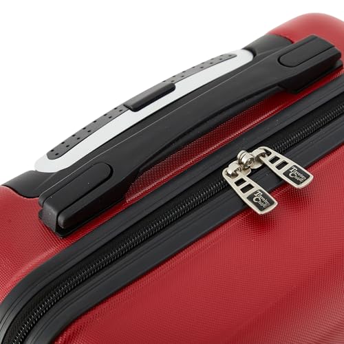 Image of Travelers Club 22 inch Richmond Spinner Carry-On Luggage, Red