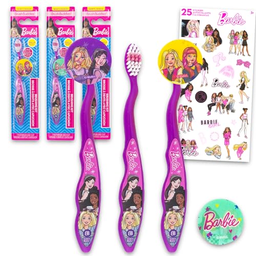 Ensemble brosses à dents Barbie cadeau utile pour tout-petits