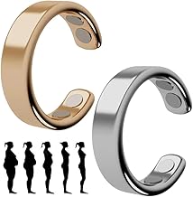 Vitalring Rings, Pack of 2 Sömni Ring, Nevolta Magnetic Ring, Menopause, Adjustable Magnetic Rings, NO, No Gemstone