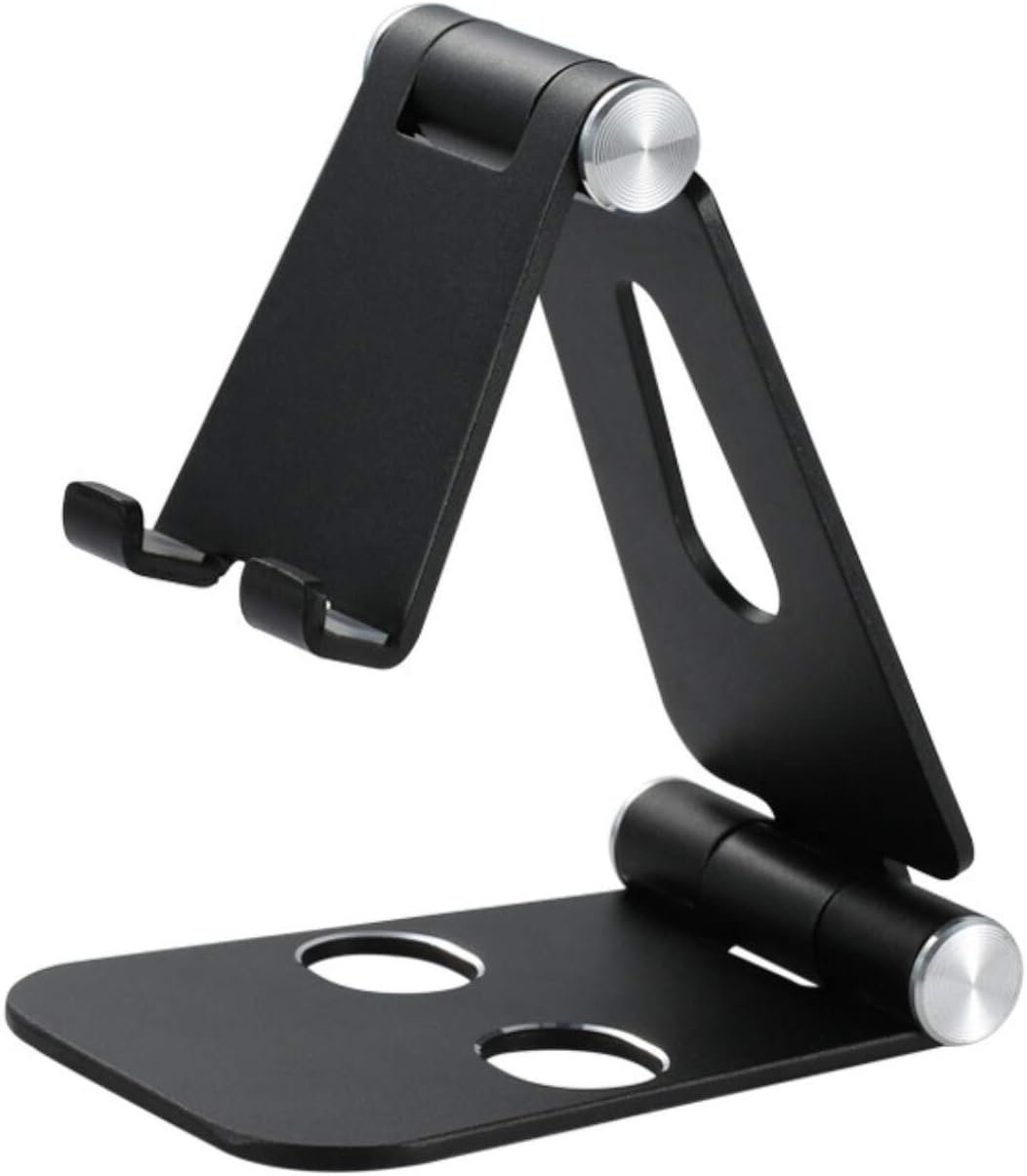 cocopar Monitor Stand Adjustable Desk Mobile Phone Holder Fully Foldable Aluminum Compatible for Smartphone Portable Monitor iPad iPhone 12 Pro Mini Nintendo Switch Tablets