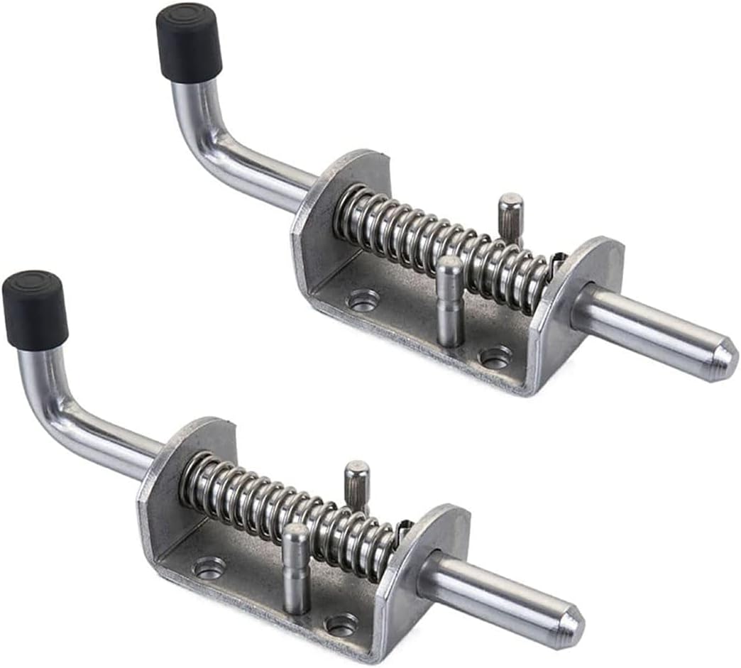 Amazon.com: BANCHELLE Spring Latch Pin Shed Latch 304 Stainless Steel ...