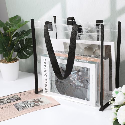 SHENLIU 20 Pack 12x12In Bolsas Clear Tote miniatura 3