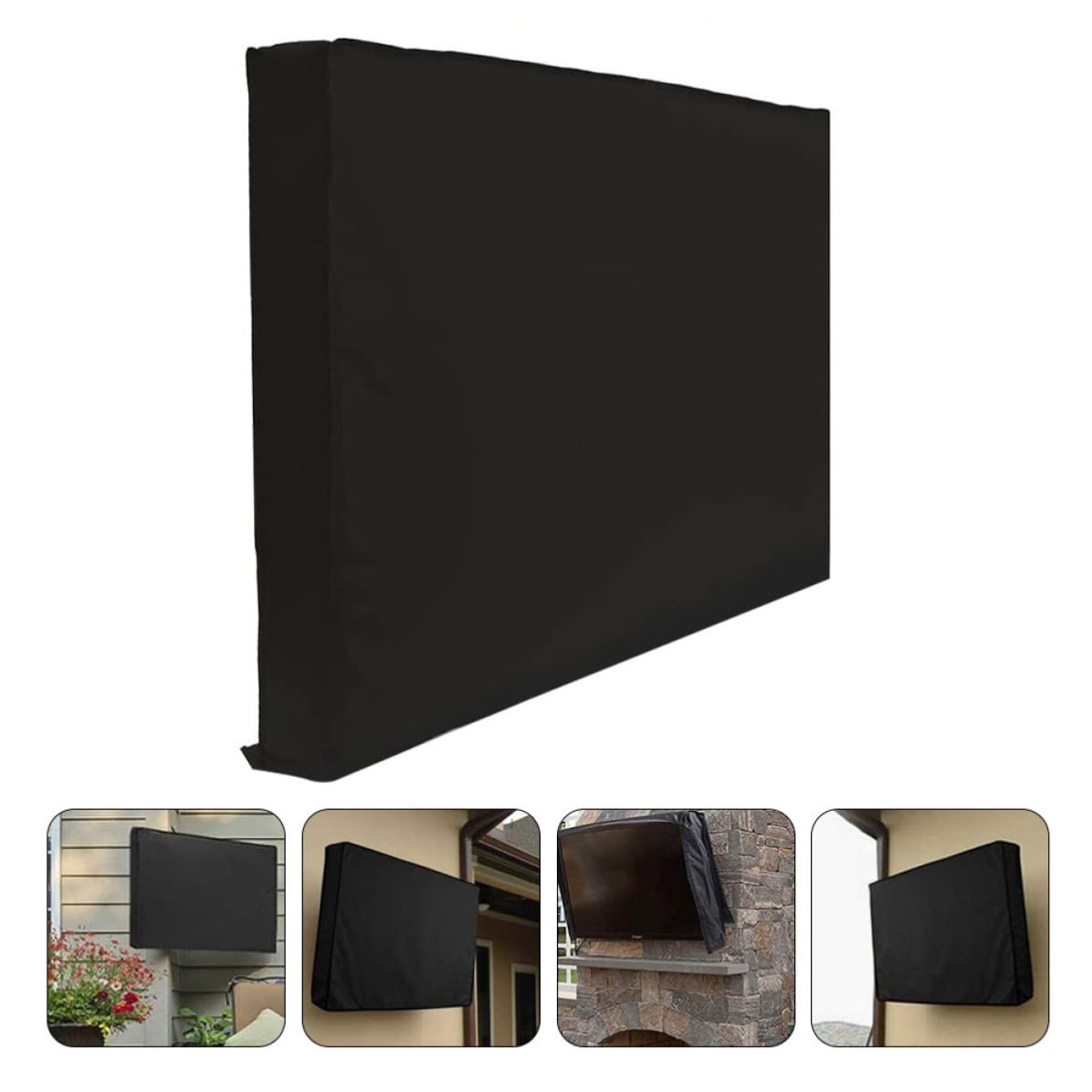 Funda para Televisor de Exterior de 55 a 58 Pulgadas con Cubierta Inferior