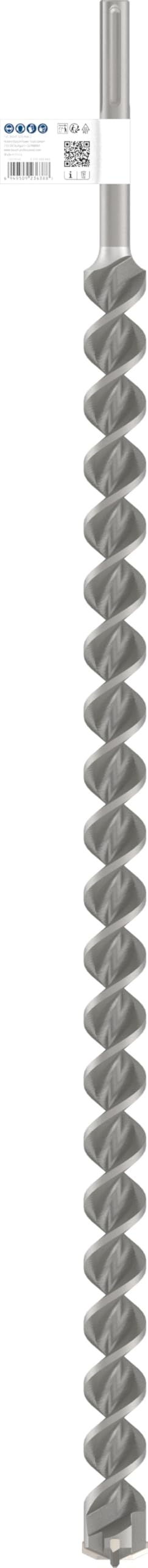 Bosch 1x Foret PRO SDS max-4 (pour Béton armé, Bloc de construction en béton, Ø 40,00 mm, Professional Accessoire Marteau burineur)