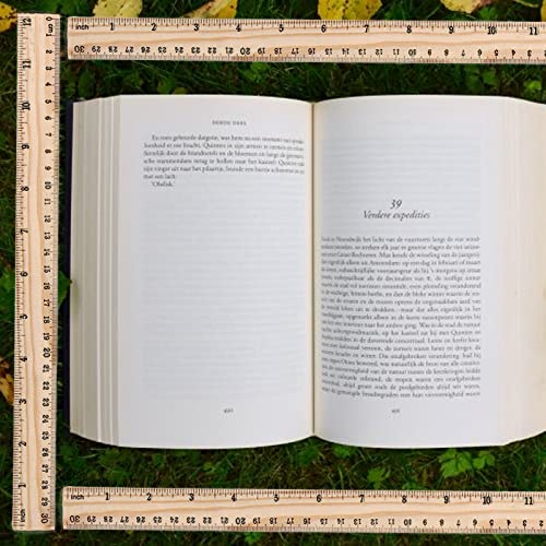 Asibt 30 Pack Wooden Rulers Student Rulers Wood School Rulers Measuring Ruler Office Rulers,2 Scale,30 Cm And 12 Inch #TOP5