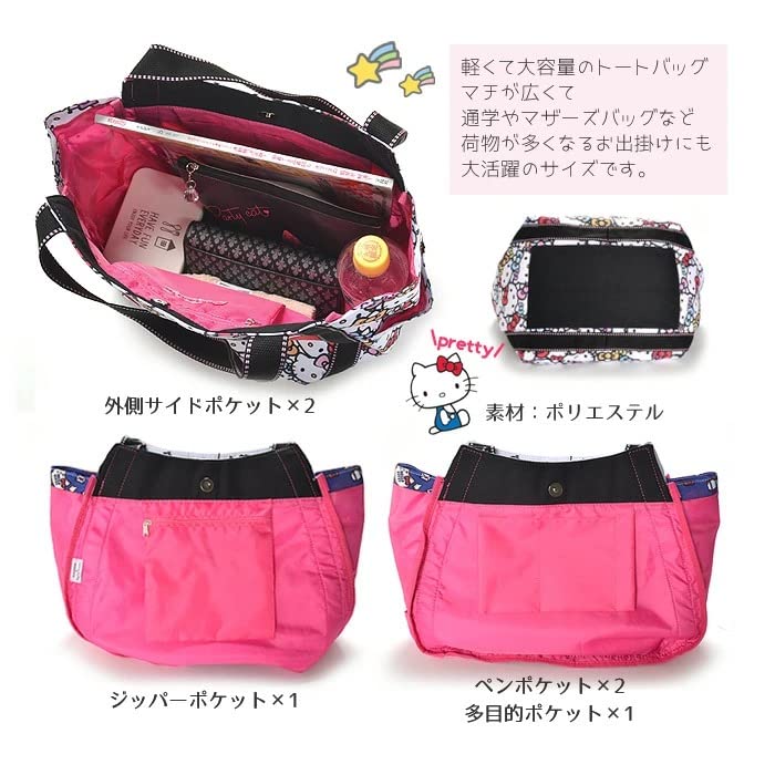 Hello Kitty Limited Japanese Pattern Mothers Bag Tote Bag ■ KITTY-WG ■4