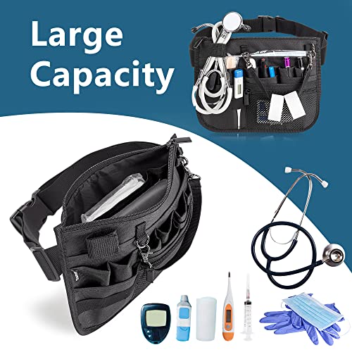 Damero Nurse Bag Nurse Fanny Pack with Tape Holder,Nurse Waist Organiser - Image 2