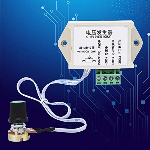 Image of Voltage Generator, 0-5VDC Adjustable Voltage Regulating Generator Potentiometer for PLC Industrial Control, Voltage Regulator