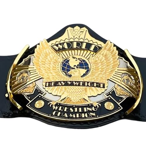 Dual Winged Eagle World Heavyweight Championship Belt 4MM Brass Replica Title Leather Belt Adult Size Wrestling Champion Belt