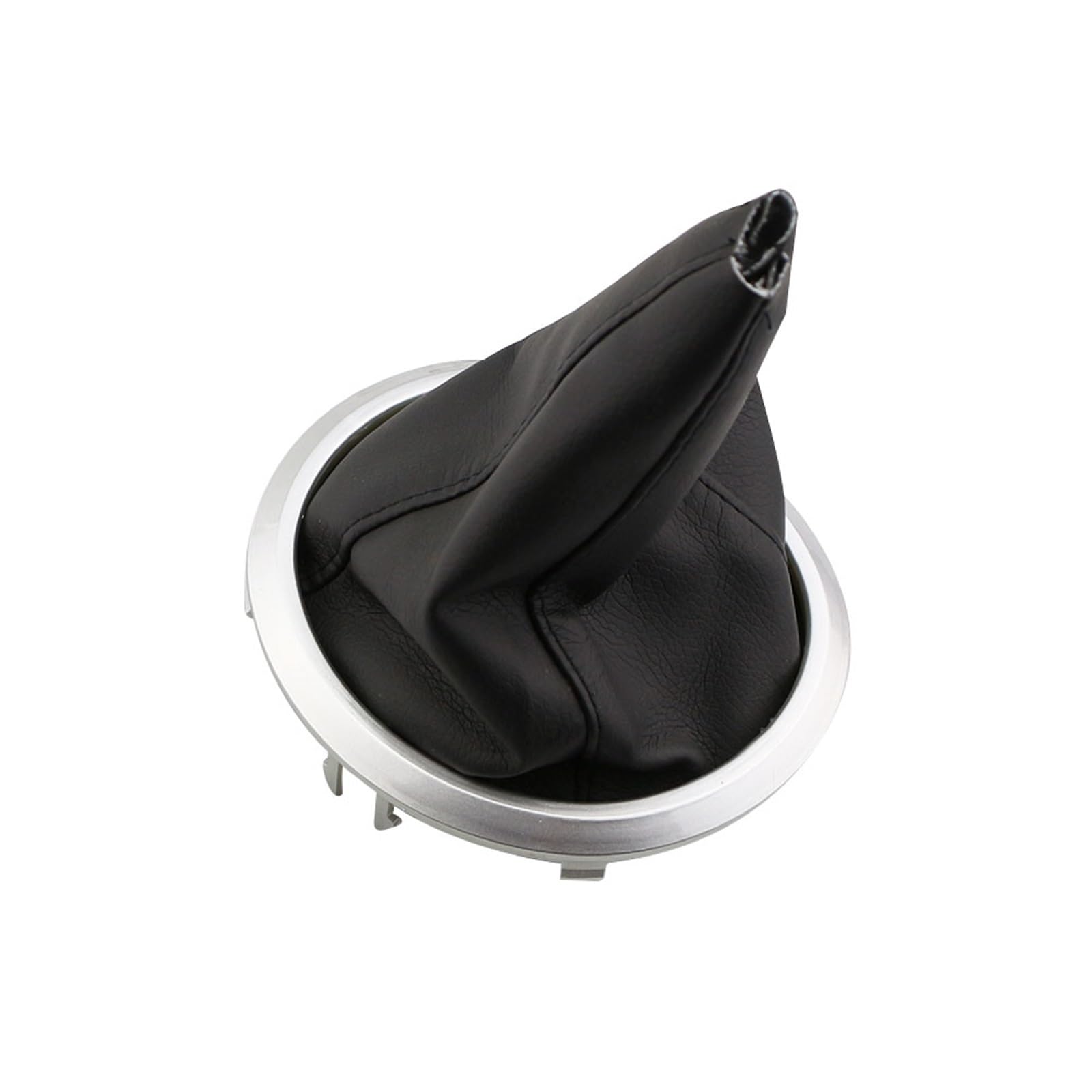 WINVOX for Suzuki for Swift SX4 for Alto MT 2005-2016 Car Gear Shift Knob Gaiter Boot Cover PU Leather Collar Auto Accessories Car Trim Interior(Black line)