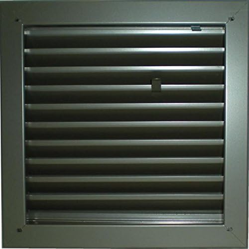 Air Louver 1900A 24"(W) x 24"(H) Fire-Rated Door Vent, Mineral Bronze Finish