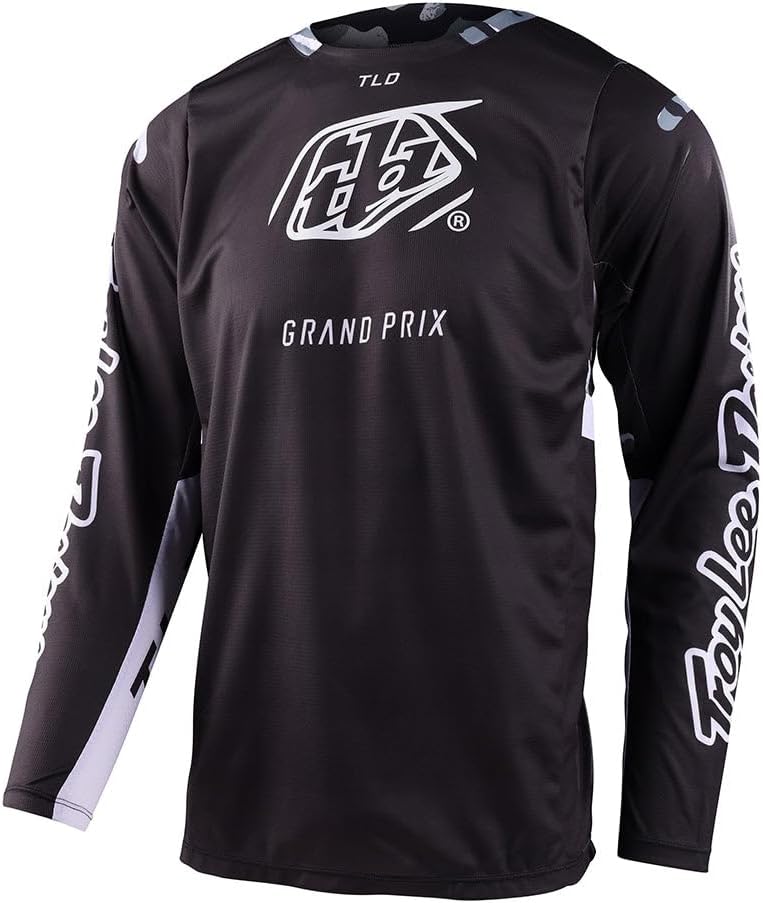 Troy Lee Designs GP Pro Adult Motocross Off-Road Dirt Bike Long Sleeve Jersey, Blends Camo, Black/White, Medium