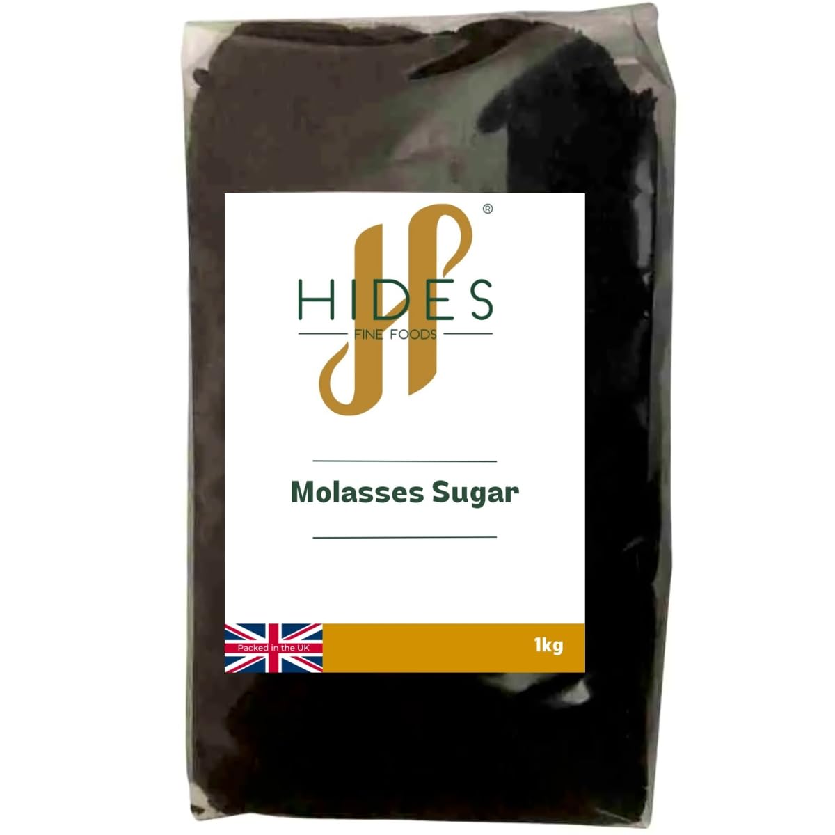 Hides Fine Foods - Molasses Sugar 1kg - GMO - Free - Suitable for Vegetarians - Baking - Cookies - Caramel - Tarts - Pies - Brownies - Desserts - Cooking