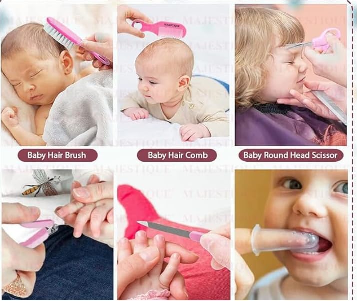 Baby Care Kit- Nursery Healthcare & Grooming Set for New Born Babies Grooming Set & Toddlers - Perfect for Manicure & Pedicure Accessories (Pink) Baby Care Kit- Nursery Healthcare & Grooming Set for New Born Babies Grooming Set & Toddlers - Perfect for Manicure & Pedicure Accessories (Pink)