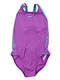 Speedo Mädchen Badeanzug Superiority Muscleback, lila-blau, 176, 8056187891