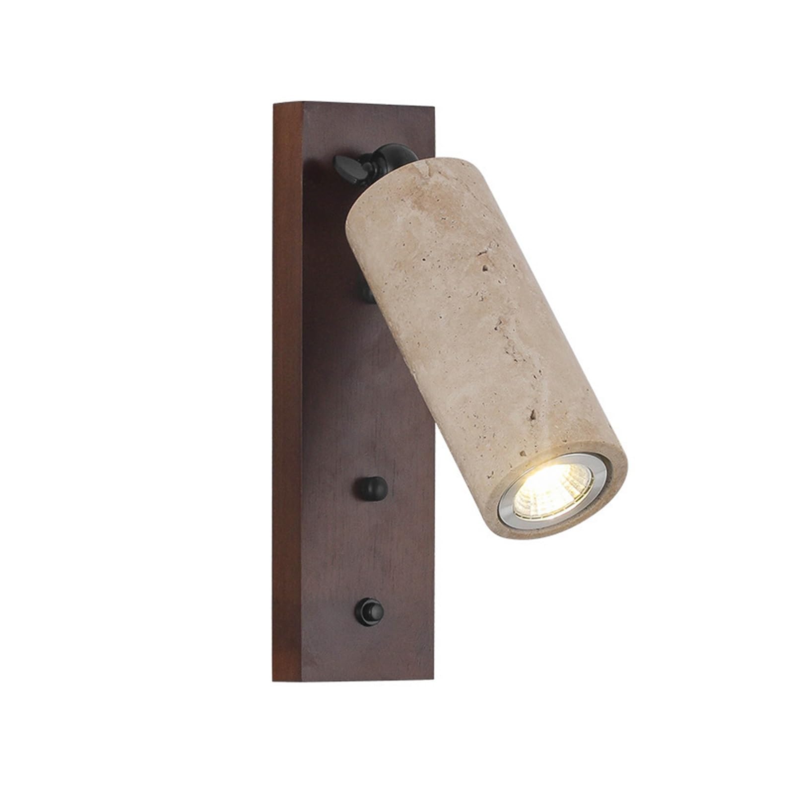 VALORCIRONA Lamps Yellow cave Stone wall lamp Living Room Bedroom Study Creative Picture Wabi-sabi Cream Industrial Style Simple(Neutrallight4000K)