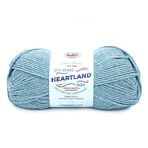 Image of Lion Brand Yarn, Worsted-Weight Heartland Yarn for Knitting, Crocheting, and Crafting, Voyageurs, 1 Pack