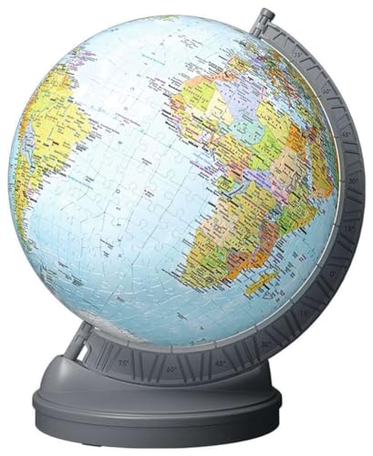 Puzzles 3D Ravensburger: globo terráqueo con luz para iluminar su cuarto 4