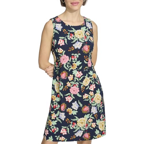 Tommy Hilfiger Women's Dresses Dress,Sky Captain Multi,10