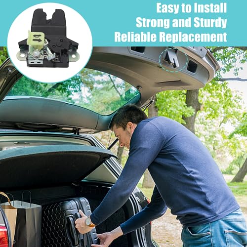 Image of 81230-D4000 Trunk Latch for Kia Optima LX EX 2016 2017 2018 2019 2020 Fit for Kia Optima Rear Back Door Hatch Latch Lock Assembly