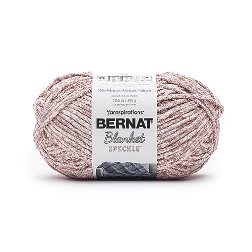Image of Bernat Blanket Speckle Clay Brick Yarn - 2 Pack of 10.5oz /300g - Polyester - #6 Super Bulky - 220 Yards - Knitting & Crochet
