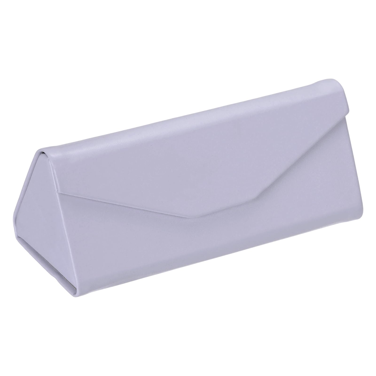 PATIKIL Foldable Glasses Case, Triangle Magnetic Sunglasses Organizer Case PU Leather Hard Eyeglass Case (1 Pcs)