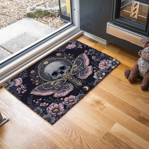 Paillasson de propreté extérieur abrité pour entrée style gothique
