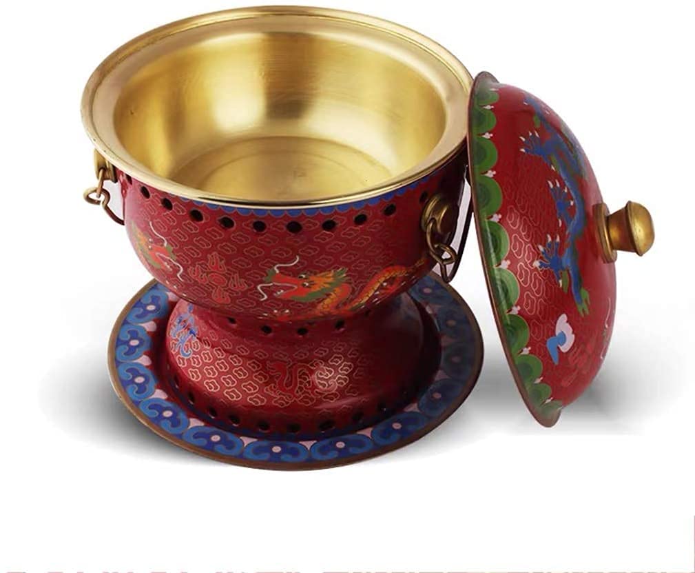 NGDFGR Copper Hotpot,Chinese Tranditional Hotpot,Hot Pot Mongolian,Pure Copper For,