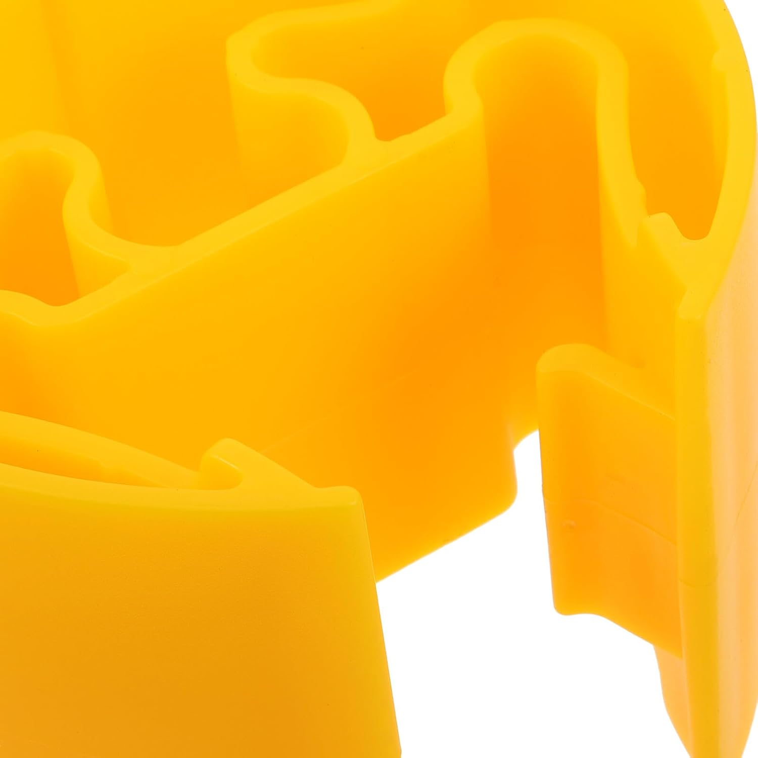 Garneck Yellow Plastic Column Protector Wrap for Warehouse Vertical Beam Support Columns Post Cover with Anti-Collision Guard for Grocery Store Shelves Forklift Areas Safety