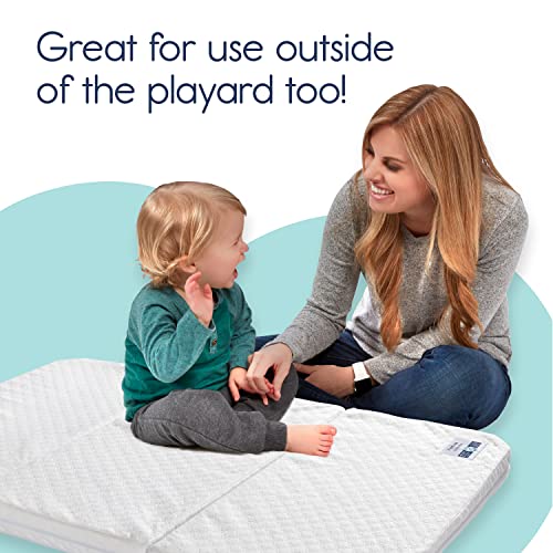 Hiccapop Tri-Fold Travel Mattress [Exclusively Fits 4Moms Breeze Go Portable Travel Playard & Breeze Plus Playard Only] thumb #4