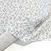 Produktbild TOLKO Baumwollstoff aus Oeko-Tex Baumwolle | Bunte Blumen Muster | weiche Baumwoll-Popeline zum Nähen Dekorieren | Kleiderstoff Dekostoff Bezugsstoff Meterware 50cm (Creme Blume Grau 1)