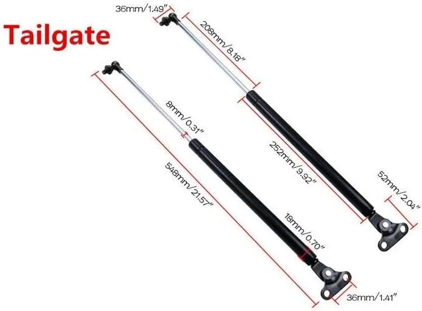 Car Parts Rear Trunk Tailgate Liftgate Hatch Lift Supports Shock Gas Strut Spring Rods For Lexus LX470 1998-2007