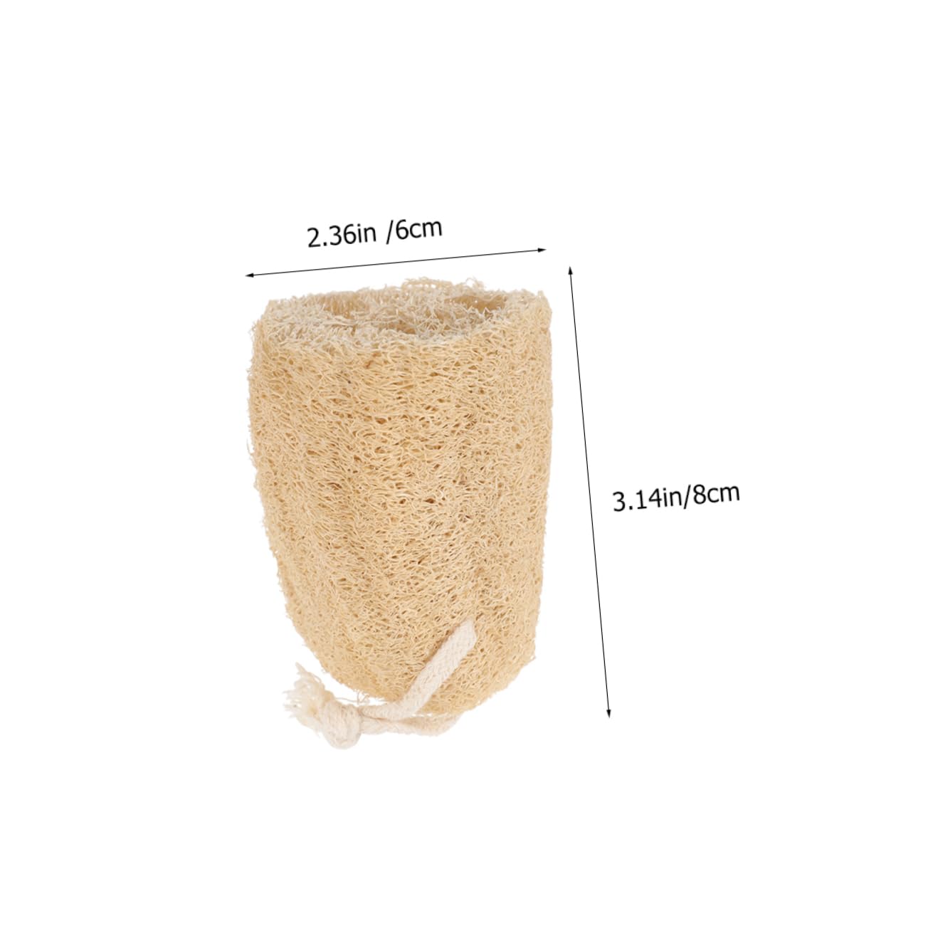 Holibanna 4Pcs Natural Loofah Kitchen Cleaning Sponge Multi Functional Dish Washing Pads for Easy and Dish Scrubbing Lightweight and Washable Dish Scrubber Sponges