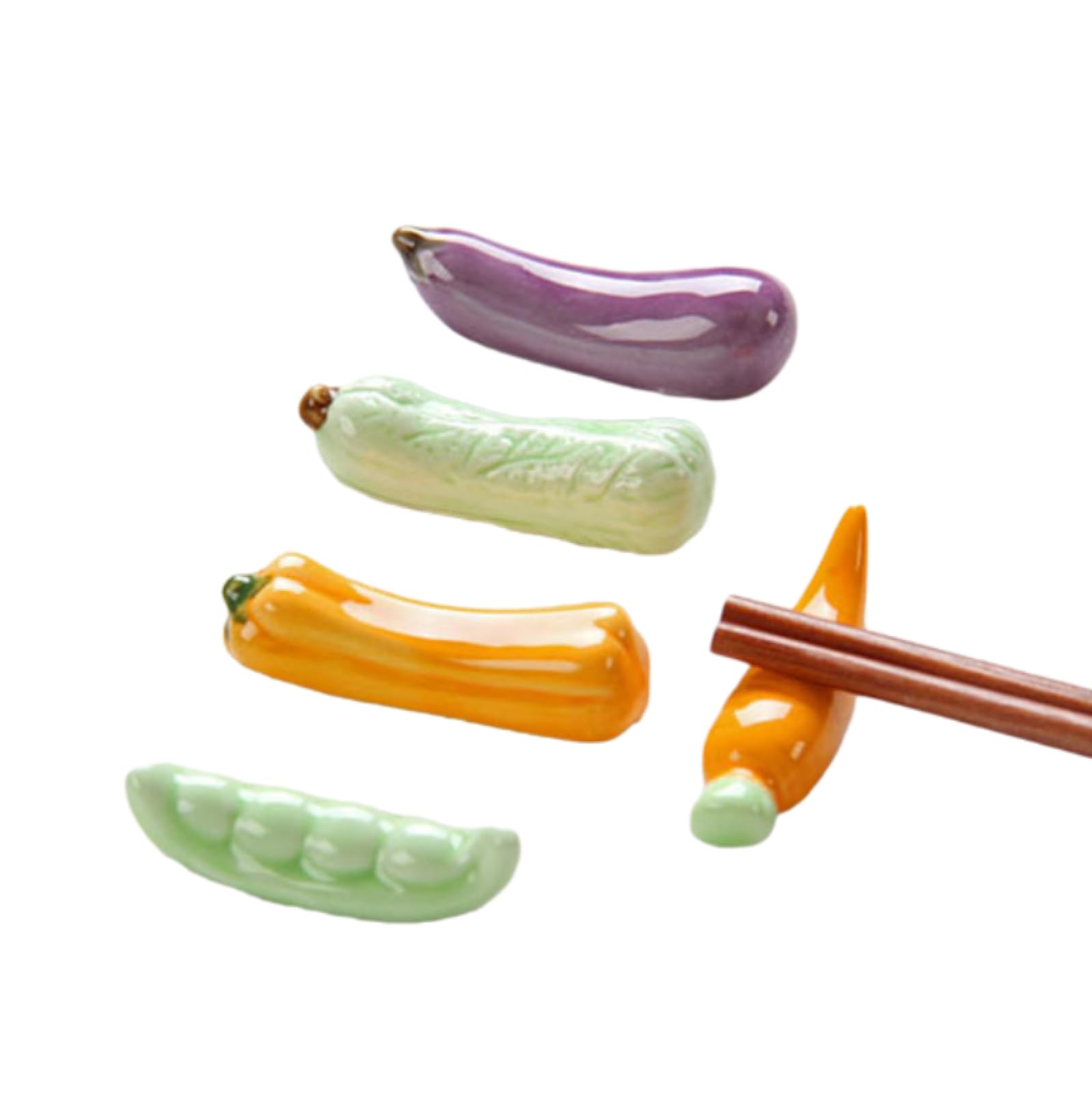 小物 NEIGHBORHOOD CHOPSTICKS & CHOPSTICK REST Chopsticks Rests 10 Pieces of Ceramic Vegetable Chopstick Holder