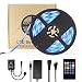 Produktbild LED Streifen,Starlotus 5M LED Bänder Sync mit Musik RGB SMD 5050 300Leds IP65 Wasserdicht, Voice Kontrolle LED Lichtband mit IR Fernbedienung 12V 5A Netzteil für Decke Bar Theke Schrank Beleuchtung