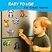 Refrigerator Magnets for Kids Zoo Animals - Fridge Magnets for Toddlers - Cute Wild Animal Magnets for Fridge - Toddler Magnets for Refrigerator - Educational Toys Rubber Magnetic Animals