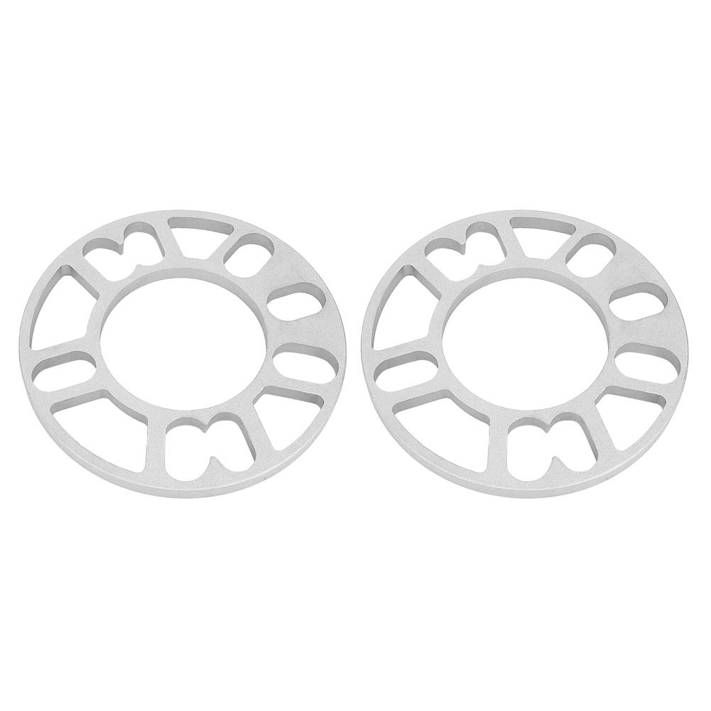 Wheel Spacers, Hub Wheel Shims 2PCS 10mm Aluminum Alloy Wheel Spacer