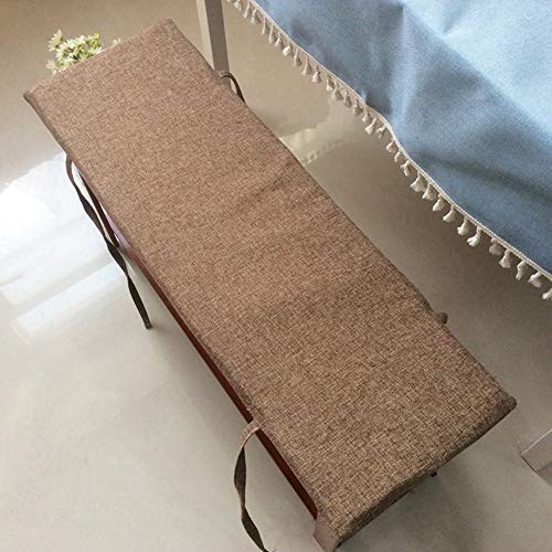 Patio Bench Cushions For Outdoors,Lightweight Comfy Settee Cushion Non Slip Soft Bench Pad Rectangle Seat Cushion For Bench Coffee Color 100X30Cm #TOP17