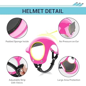 Lesypet Dog Goggles for Small Dogs with Helmet Dog Sunglasses and Dog Helmet Set with Ear Holes Uv Protection Pet Glasses Adjustable Belt Safety Hat Outdoor Driving Walking Pink  Cucciolini Doodles Lesypet dog goggles for small dogs with helmet dog sunglasses and dog helmet set with ear holes uv protection pet glasses adjustable belt safety hat outdoor driving walking pink   cucciolini doodles
