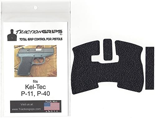 Tractiongrips Rubber Grip Tape Overlay for Kel-Tec P-11, P11 Pistols