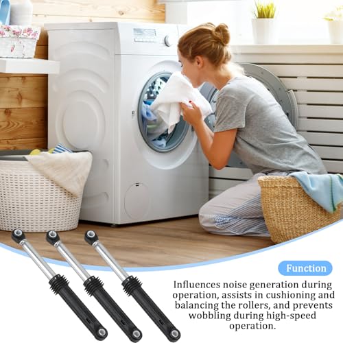3 Stück 383EER3001G 4901ER2003A 100N Waschmaschine Stoßdämpfer mit 6 Stift für LG Waschmaschine Ersatzteil 383EER3001F 383EER3001H 383EER3001J